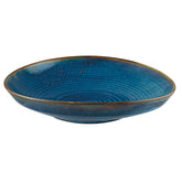 Bonna China Sapphire dia.10.25" h:2.5" 30 oz. Round Blue Porcelain Deep Plate